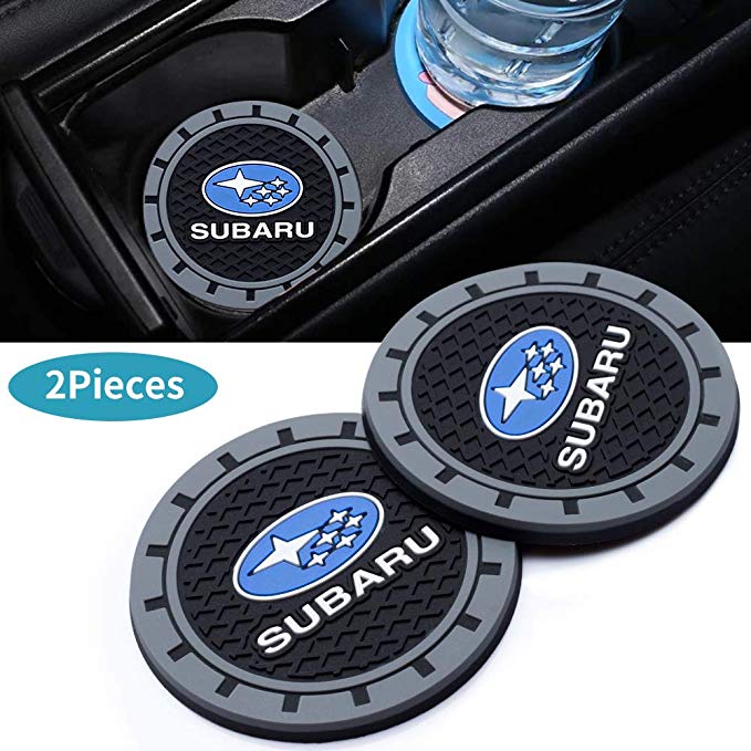 3Inc Tough Car Logo Vehicle Travel Auto Cup Holder Insert Coaster Can for Subaru All Models