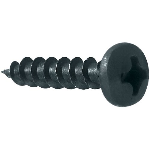 Parts Express #6 x 3/4" Deep Thread Pan Head Screws Black 100 Pcs. (1)