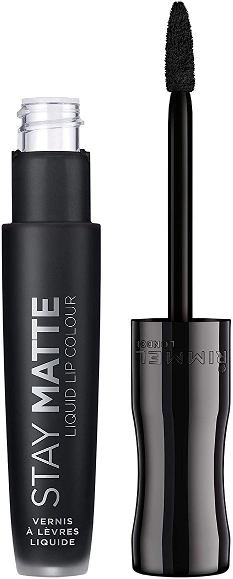 Rimmel Stay Matte Liquid Lipstick, Pitch Black