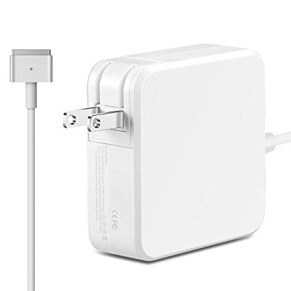 45W Magsafe 2 T-Head Connector AC Power Adapter for Macbook Air 11 inch and 13-inch