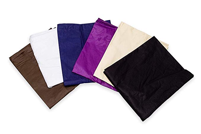 Pillowtex Cotton Body Pillow Cover (Black - 20" x 72")