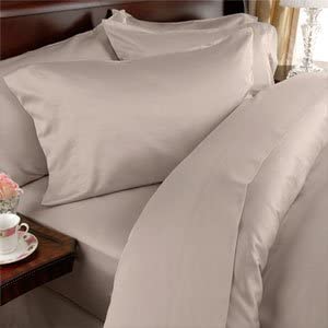 Elegant Comfort Luxurious Soft 1500 Thread Count Egyptian 6-Piece Premium Hotel Quality Wrinkle and Fade Resistant Coziest Bedding Set, Easy All Around Elastic Fitted Sheet, Deep Pocket, California King, Cream