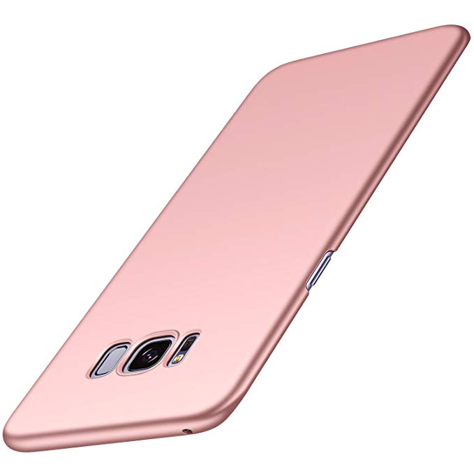 Avalri Thin Fit Samsung Galaxy S8 Case with Silky Surface and Minimalist for Galaxy S8 (Silky Rose Gold)