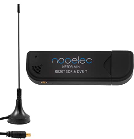NooElec NESDR Mini USB RTL-SDR & ADS-B Receiver Set, RTL2832U & R820T Tuner, MCX Input. Low-Cost Software Defined Radio Compatible with Many SDR Software Packages. R820T Tuner & ESD-Safe Antenna Input