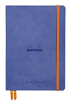 Rhodia A5 Goalbook Journal, Dotted, Sapphire Blue