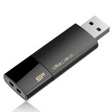 Silicon Power 128GB Blaze B05 USB 30 Retractable Flash Drive Black SP128GBUF3B05V1K