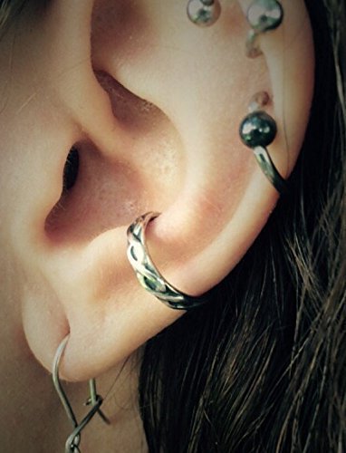 Celtic Ear Cuff - Infinity Knot Earrings - Sterling Silver - Celtic Earrings for Women / Men - Ear Cuff for Non Pierced Ears - Ear Cuff Irish