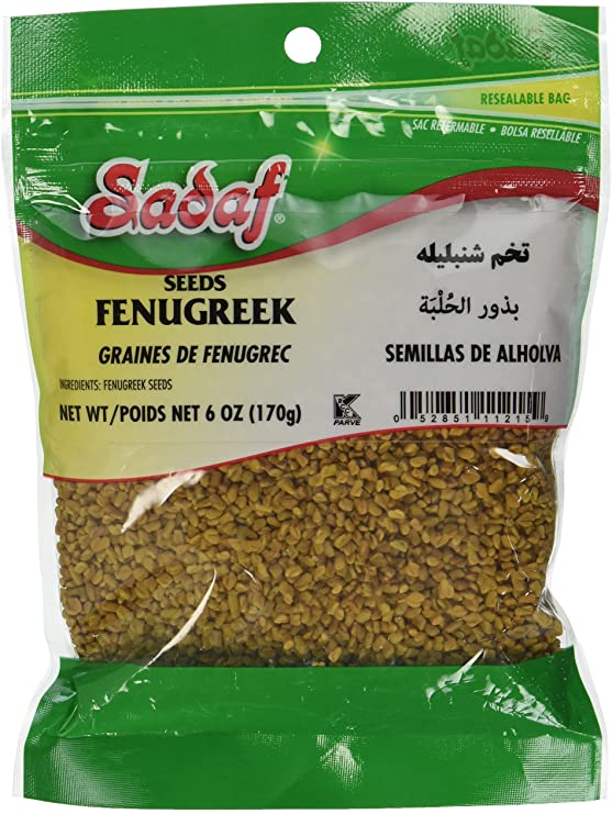 Sadaf Fenugreek Seeds, 168 Grams