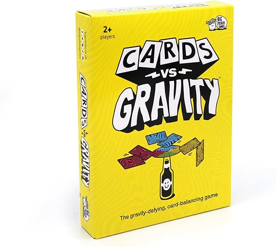 Big Potato Cards vs Gravity: The Gravity-Defying, Card-Balancing Game, Fun Card Game, 2  Players