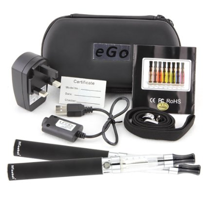 Discoball Shisha eGo CE4 Full 1100mah Kit Stop Smoking aid Electronic Cigarettes With ZIPPER Case Uk Seller Fast Shipping