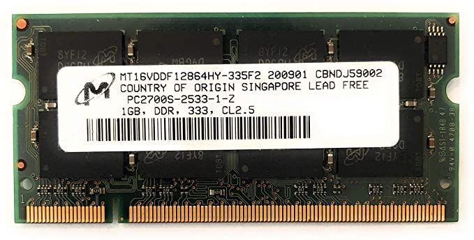 NEW! 1GB PC2700 DDR 333MHz LAPTOP NOTEBOOK MEMORY SODIMM RAM 200-Pin RAM