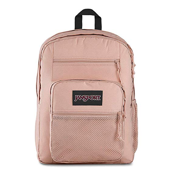 Jansport Big Campus Backpack - Lightweight 15" Laptop Bag | Rose Smoke