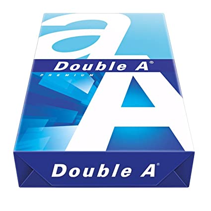 Double A A4 Sheets, 80 GSM,500 Sheets, 1Ream (White)