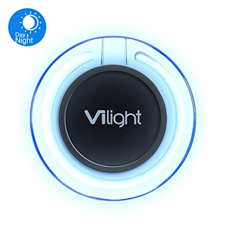 Vilight Wireless Charger Charging Pad for Qi-enabled Phones [Sleep-Friendly]