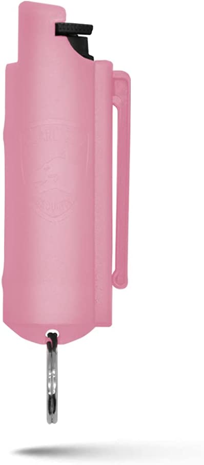 GUARD DOG SECURITY Quick Action Pepper Spray Keychain - Maximum Strength MC 1.44 - Pepper Spray Range up to 16 ft - Made in USA