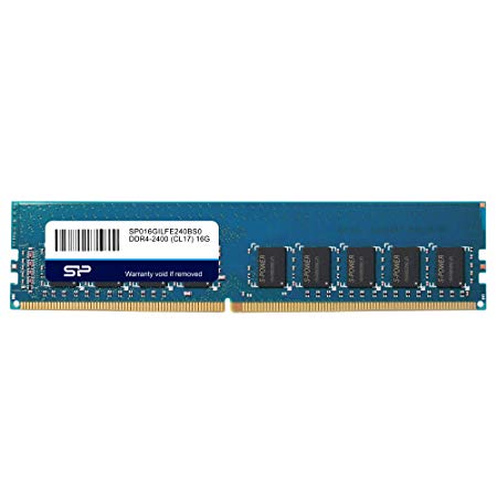 Silicon Power 16GB Original Hynix IC DDR4 2400MHz (PC4-19200) 288-pin CL17 1.2V 2Rx8 ECC UDIMM Server Memory RAM Module Upgrade (SP016GBLFE240B01)