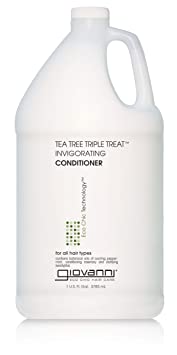 Organic Hair Care Tea Tree Triple Treat Enriched with Certified Organic Botanicals Conditioners 128 fl. oz.