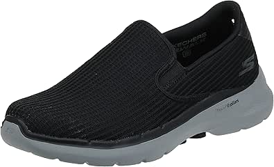 Skechers Mens Gowalk 6 - Elastic Stretch Slip-on Athletic Performance Walking Shoe Walking Shoe