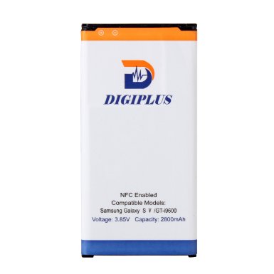 Samsung Galaxy S5 battery-Digiplus Spare Replacement 2800mAh Li-Ion Battery for Samsung Galaxy S5, Galaxy S5 Active & Galaxy S5 Sport [24-Month Warranty] with NFC Chip   Google Wallet Capable