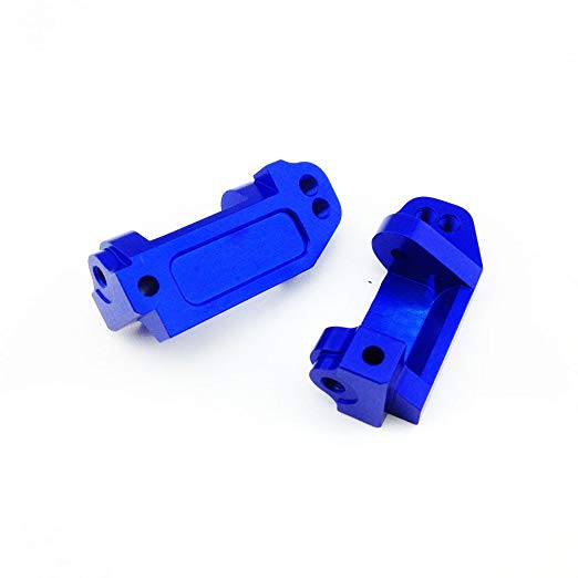 Atomik RC Alloy Caster Block, Blue fits the Traxxas 1/10 Slash and Other Traxxas Models - Replaces Traxxas Part 3632