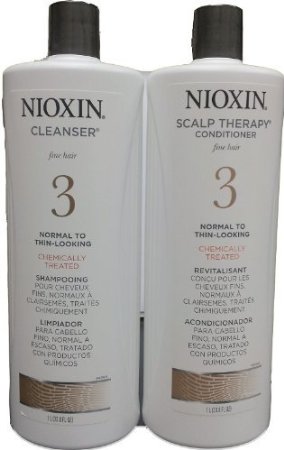 Nioxin System 3 Cleanser & Scalp Therapy Duo Set 33.8oz