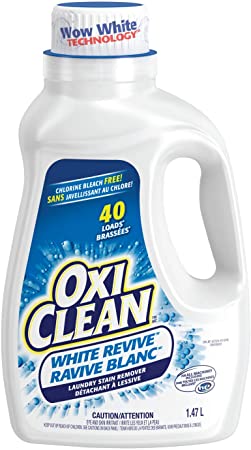 OxiClean White Revive Laundry Stain Remover Liquid, 1.47-L