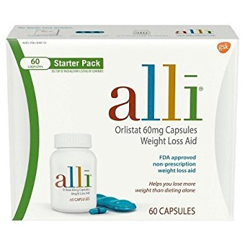 alli Orlistat FDA Approved 60 Mg Weight Loss Aid Capsules, 60 Count