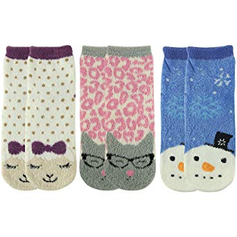 Womens Casual Socks,Vive Bears Soft Cartoon Animal Pattern Non-slip Fashion Slipper Socks
