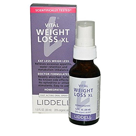 Liddell Homeopathic Weight Loss Formula, X-Large, 1 Fluid Ounce
