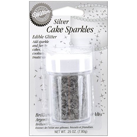 Wilton Silver Cake Sparkles