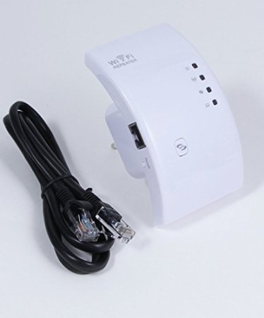 Wi-fi Range Extender for Signal Amplifier From Surge36five Offer Easy Fast Installation Enhance Your Signal Designed to Be Plugged in Vertical or Horizontal Includes Ethernet Cable up to 300 Mbps