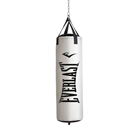 Everlast P00001220 70LB Heavy Bag Heavy Punching Bags, Platinum/Black,