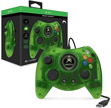 Hyperkin Duke Wired Controller For Xbox One/Windows 10 PC (Green Limited Edition) - Officially Licensed by Xbox One)
