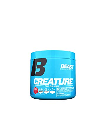 Beast Sports Nutrition – Creature Creatine Complex – Fuel Muscle Growth – Optimize Muscle Strength – Enhance Endurance – Increase Recovery Time – Five Forms of Creatine – Beast Punch 30 Servings