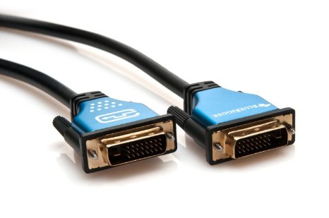 BlueRigger DVI Male to DVI Male Digital Dual-Link Cable (10 Feet, Black)