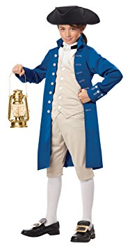 California Costumes Paul Revere Boy Costume, One Color, X-Large