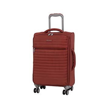 it luggage Quilte 21.5" Lightweight Expandable Carry-On Spinner Luggage (Burnt