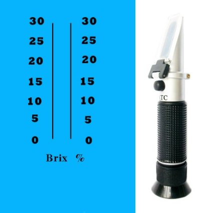SainSonic Refractometer for Measuring Sugar Content for Beer or Wine