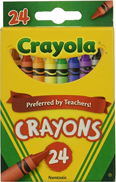 Wholesale: One Case of Crayola Crayons 24 Count (Case Contains 48 Boxes), Standard