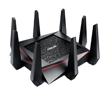ASUS RT-AC5300 Wireless AC5300 Tri-Band Gigabit Router, AiProtection with Trend Micro for Complete Network Security