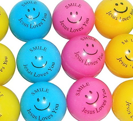 Religious Theme Bouncing Balls (4 dz)