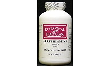 Ecological Formulas Allithiamine Vitamin B1 Capsule, 50 mg, 250 Count