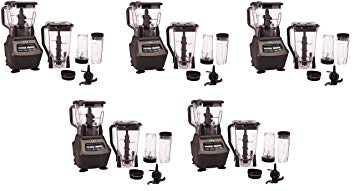 Ninja Mega Kitchen System (BL770) Blender/Food Processor with 1500W Auto-iQ Base, 72oz Pitcher, 64oz Processor Bowl, (2) 16oz Cup for Smoothies, Dough & More (Fivе Расk)