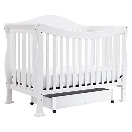 DaVinci Parker 4-in-1 Convertible Crib with Toddler Rail, Pure White