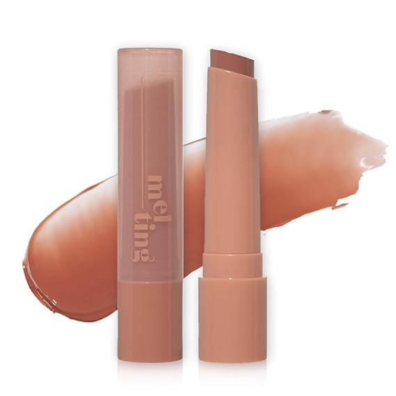 ETUDE Ginger Sugar Melting Balm Stick 01 Fig Beige | Tinted Moisturizing Lip balm | Natural Ingredients Hydrate Ginger, Sugar, Shea Butter Moisturizing Relaxing Effect | K-Beauty