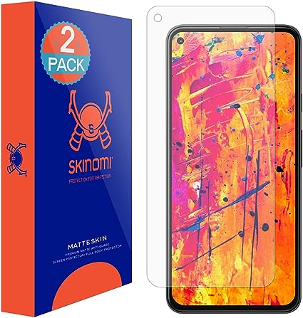 Skinomi Matte Screen Protector Compatible with Google Pixel 5A 5G (6.34 inch)(2-Pack) Anti-Glare Matte Skin TPU Anti-Bubble Film