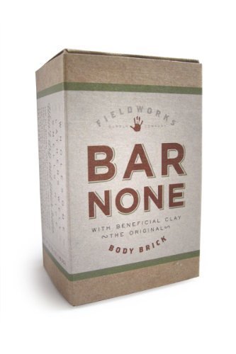 Bar None Body and Shampoo Brick With Beneficial Bentonite Clay Mens Organic Soap