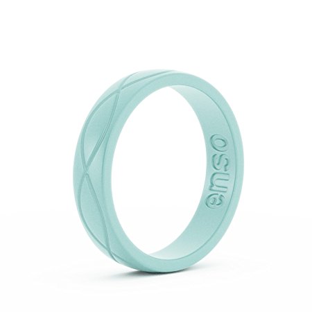 Enso Womens Infinity Silicone Ring