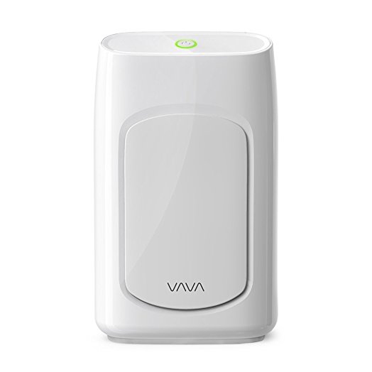 VAVA Compact Small Dehumidifier, Moisture Absorber with 24 oz Water Tank and High 10 oz/24h Absorption Rate, FCC Certified 33 db Whisper Quiet Operation, Auto Off Protection