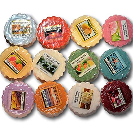 Yankee Candle Tarts Wax Melts - Spring & Summer Collection Sampler – Box of twelve (12) individually wrapped scents with no duplicates. Random assortment.